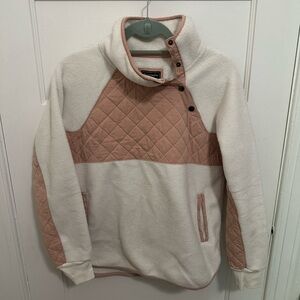 Abercrombie and Fitch Asymmetrical Snap Sweater - Size Small